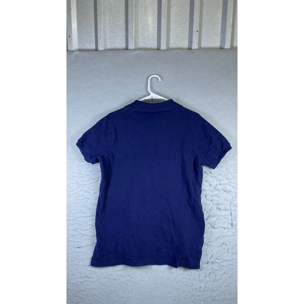 Polo Ralph Lauren Polo Shirt Mens M Blue Excellent Custom Fit Pique Pony Logo